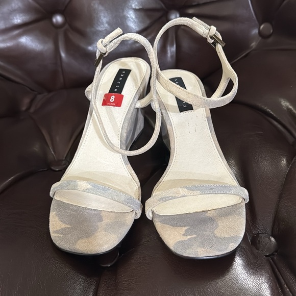 Sanctuary Wobble Fatigue Multi Wedge Sandals with Ankle Strap - Picture 2 of 7